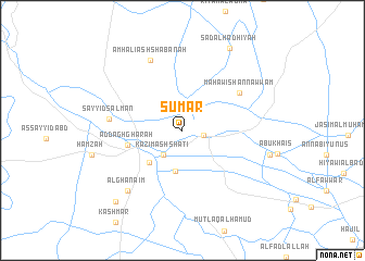 map of Sūmar