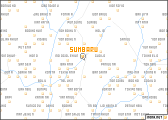 map of Sumbaru