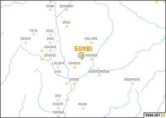 map of Sumbi
