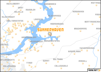 map of Summer Haven