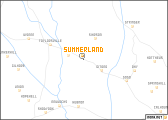 map of Summerland