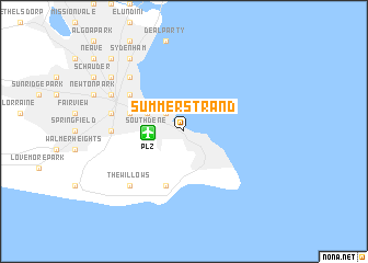 map of Summerstrand