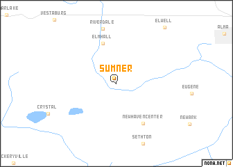 map of Sumner