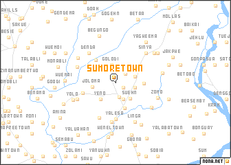 map of Sumore Town