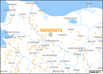 map of Sumur Satu