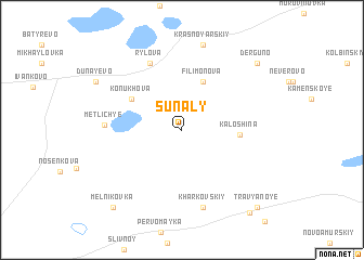 map of Sunaly