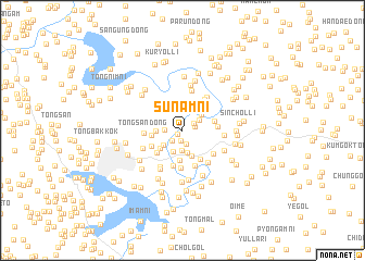 map of Sunam-ni