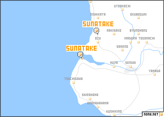 map of Sunatake