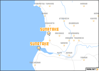 map of Sunatake