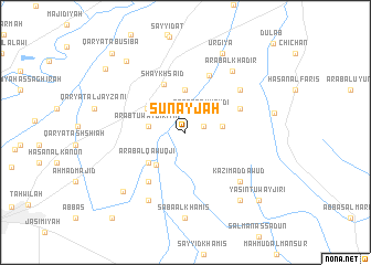 map of Şunayjah