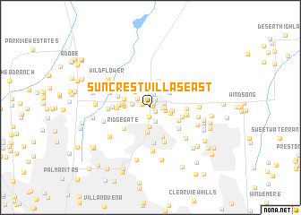 map of Suncrest Villas East