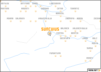 map of Şuncuiuş