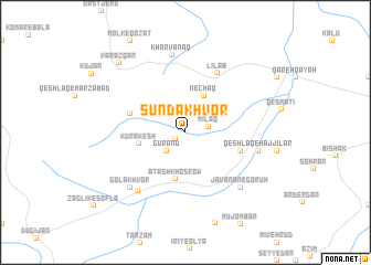 map of Sūnd Ākhvor