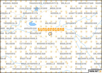 map of Sundaragama