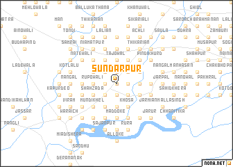 map of Sundarpur