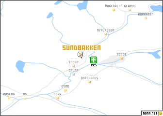 map of Sundbakken
