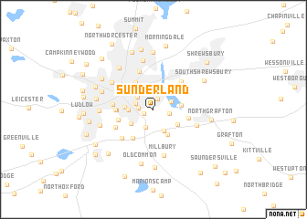 map of Sunderland