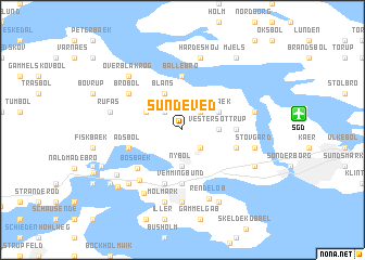 map of Sundeved