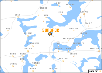 map of Sundfør