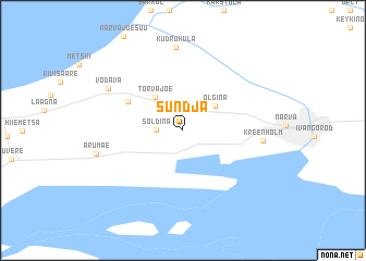 map of Sundja