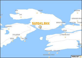 map of Sundklakk