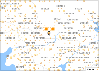 map of Sundŏk