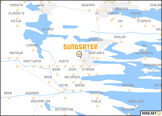 map of Sundsäter