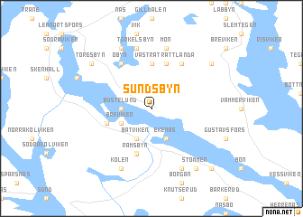 map of Sundsbyn