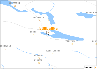 map of Sundsnäs