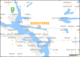 map of Sundstanäs