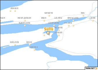 map of Sund