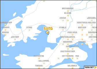 map of Sund