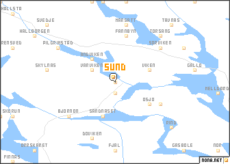 map of Sund