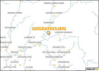 map of Sungai Gerenjang