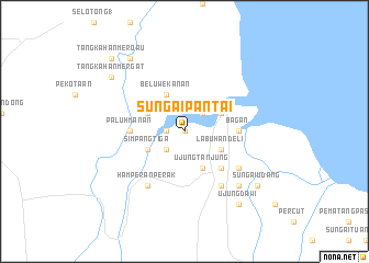 map of Sungaipantai