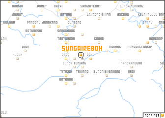 map of Sungai Reboh