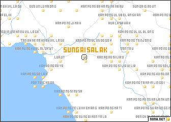 map of Sungai Salak