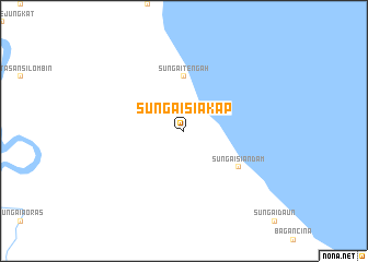 map of Sungaisiakap