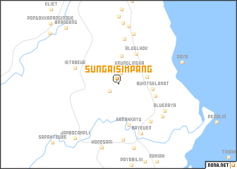 map of Sungaisimpang