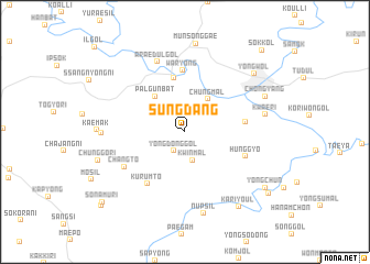 map of Sŭngdang