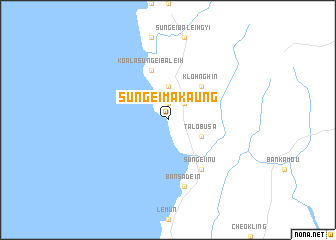 map of Sungēi Makaung