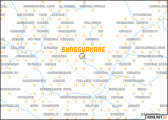 map of Sungguakane
