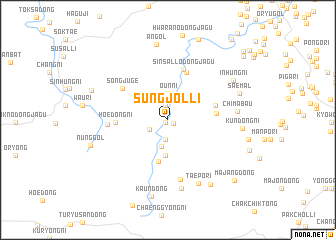 map of Sŭngjŏl-li