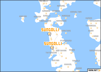 map of Sŭngŏl-li
