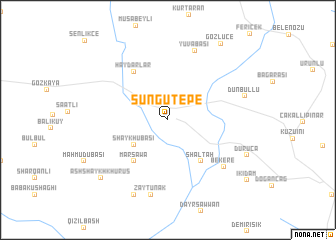 map of Süngütepe