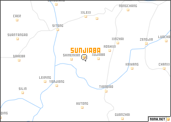 map of Sunjiaba