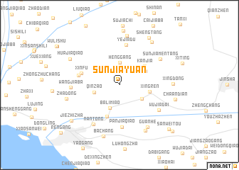 map of Sunjiayuan