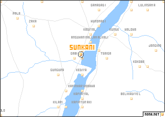map of Sunkani