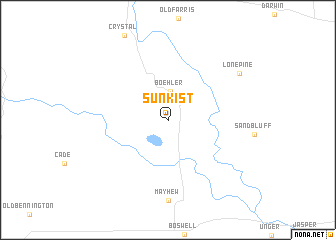 map of Sunkist