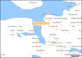 map of Sunnanäng